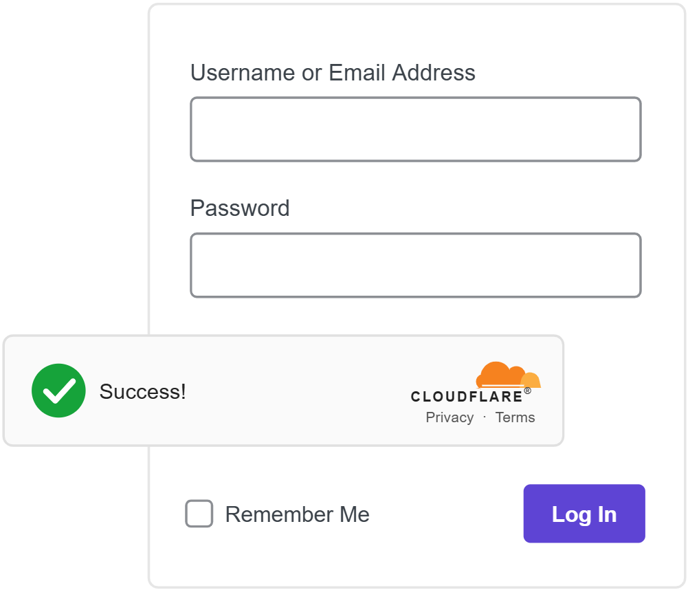 Desafio do Cloudflare Turnstile resolvido automaticamente pela Cap Solutio
